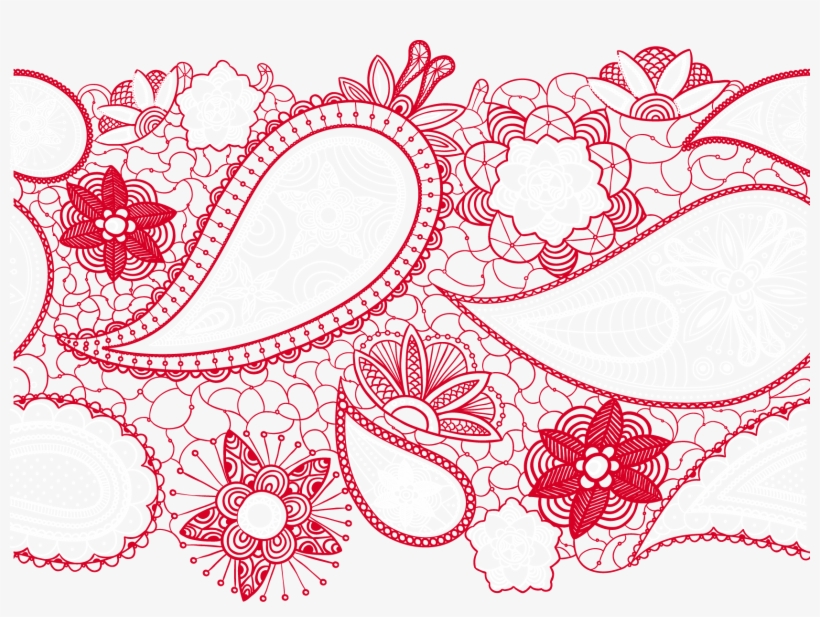 820x617 Lace Pattern Vector Png