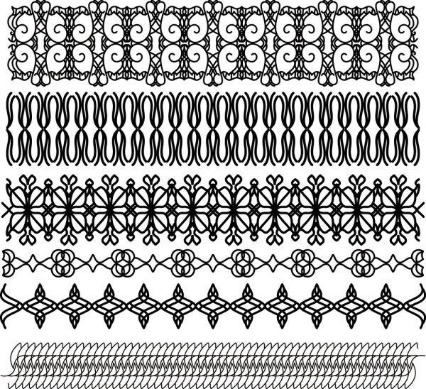 600x548 Traditional Style Vector Lace Border Graphics Collection My