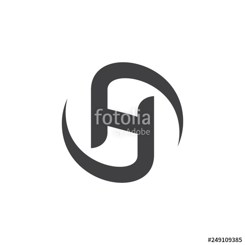 500x500 Letters Sh Circle Rotation Logo Stock Image And Royalty Free