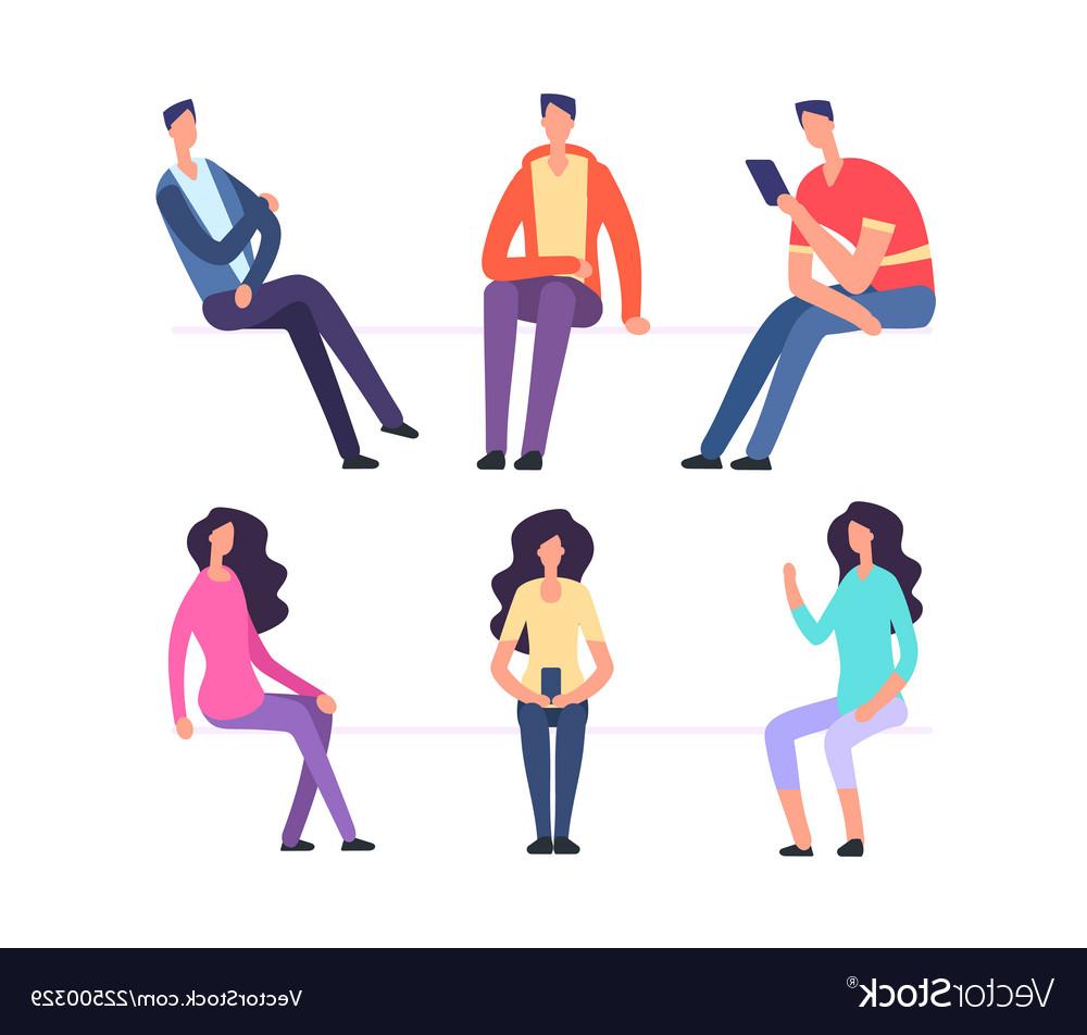 1000x952 Hd People Sitting Vector Library Free Vector Art, Images