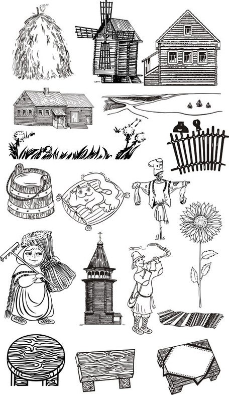 Free Farm Line Drawings Clipart And Vector Graphics 456x786 Free Farm Line Drawings Clipart And Vector Graphics