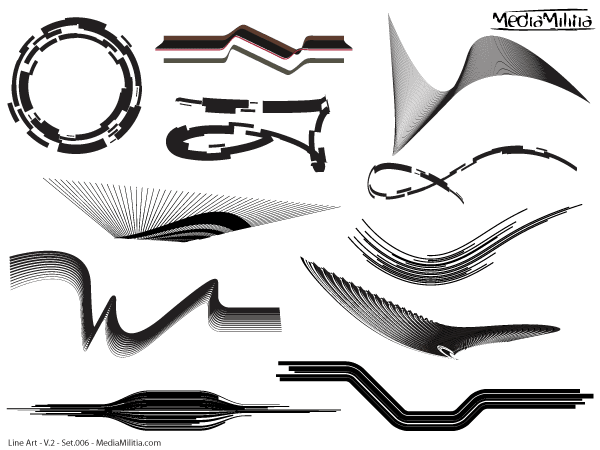 Line Art Design Elements Vector Set Download Free Vector Art 600x450 Line Art Design Elements Vector Set Download Free Vector Art