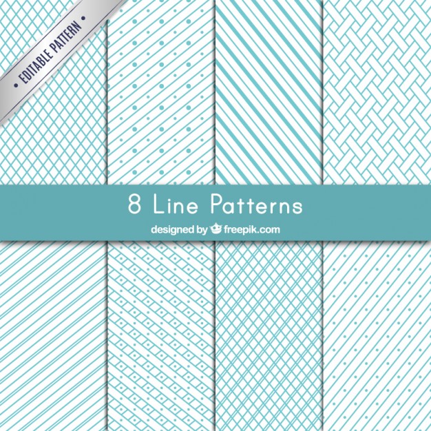 Variety Of Lines Patterns Vector Free Download 626x626 Variety Of Lines Patterns Vector Free Download