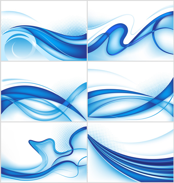 600x630 Dynamic Lines Of The Blue Background