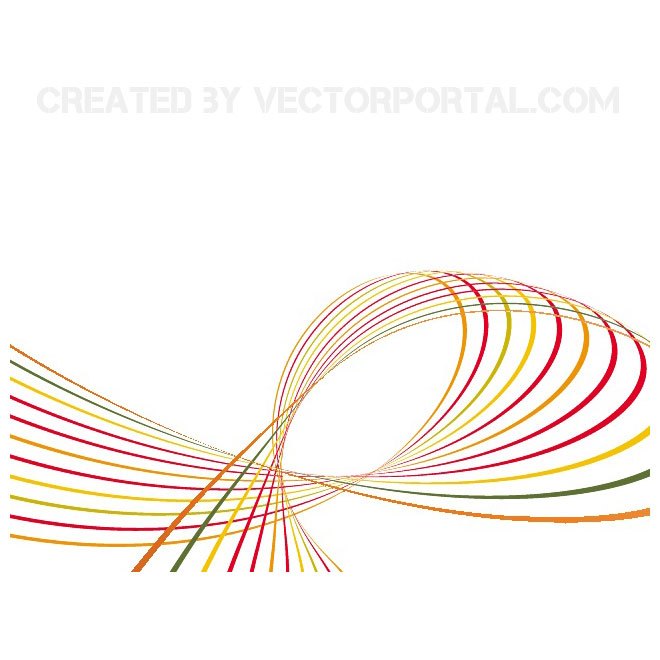 660x660 Colorful Curvy Lines Background Free Vector