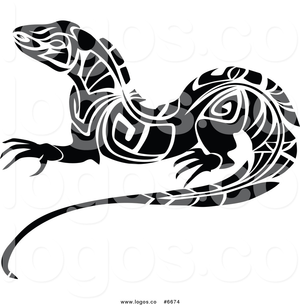 1024x1044 Royalty Free Clip Art Vector Logo Of A Black And White Tribal