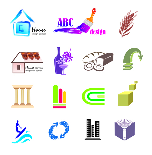 500x509 Creative Logo Design Vector Set Free Download
