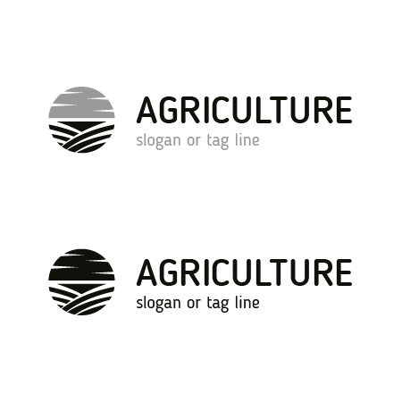 450x450 Free Vector Agriculture Company Logo Template For Brand! Buy