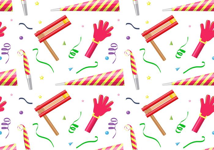 Noise Maker Party Pattern Free Vector 700x490 Noise Maker Party Pattern Free Vector