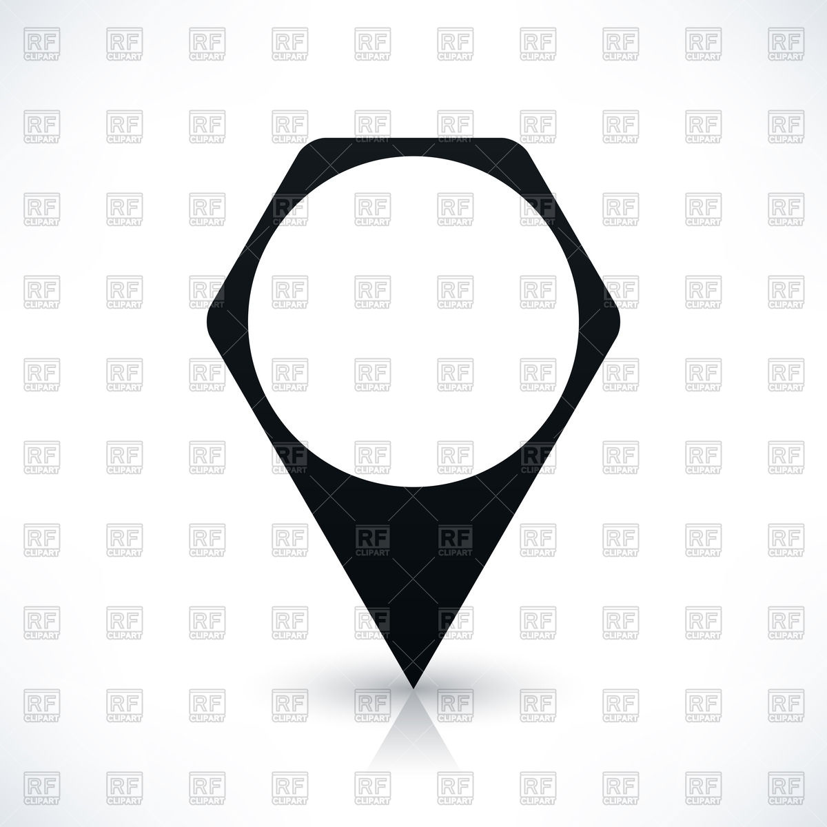 Blank Black Hexagonal Map Maker Vector Image Of Signs, Symbols 1200x1200 Blank Black Hexagonal Map Maker Vector Image Of Signs, Symbols