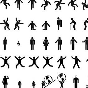 282x282 Man Woman Sign Pictograms Free Vector Download Cannypic