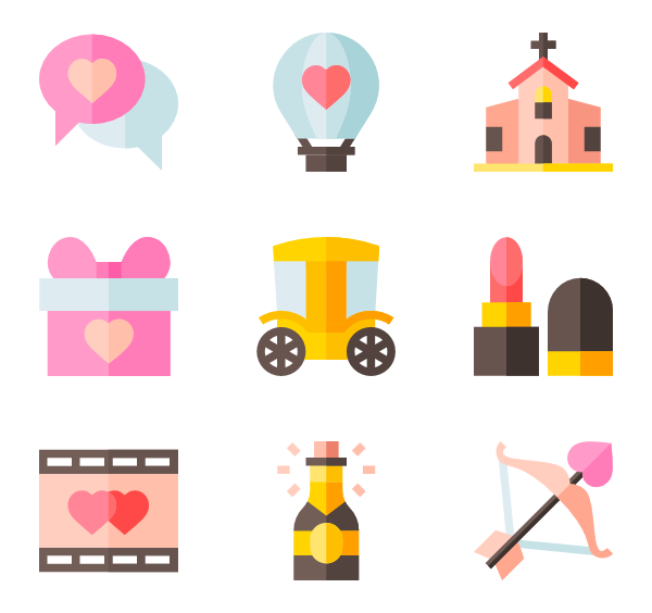 600x564 Man And Woman Icons