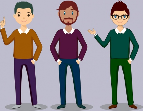 474x368 Young Man Silhouette Free Vector Download