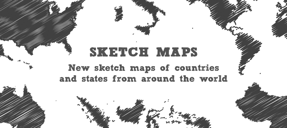 950x425 Free Vector Maps Royalty Free Vector Maps