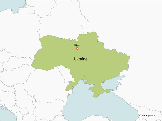 624x468 Vector Maps Of Ukraine Free Vector Maps