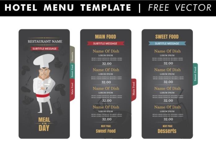 697x490 Menu Free Vector Art