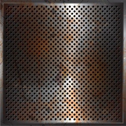 425x425 Metal Texture Background Vector Fony In Perforated