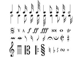 Music Notes Free Vector Art 286x200 Music Notes Free Vector Art