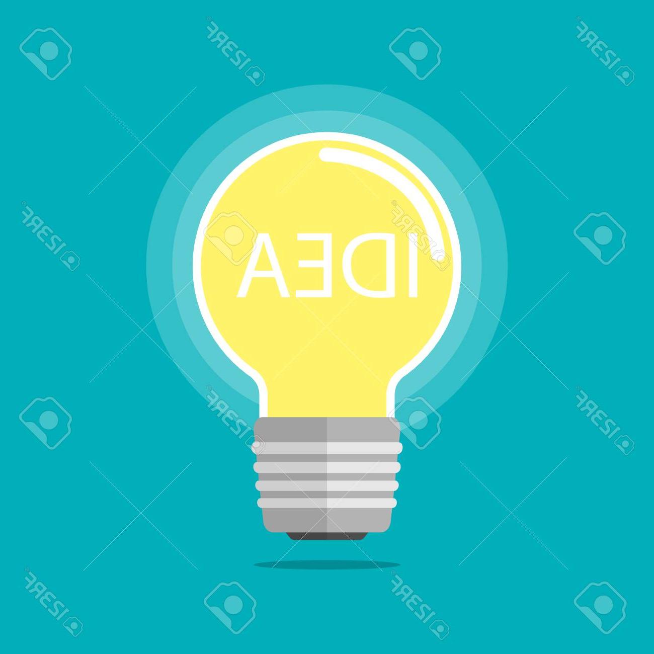 1300x1300 Best Light Bulb Thinking Vector Image Free Vector Art, Images