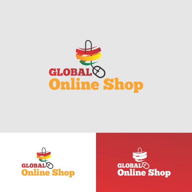 Online Shop Logo Design Free Vectors Ui Download 626x626 Online Shop Logo Design Free Vectors Ui Download