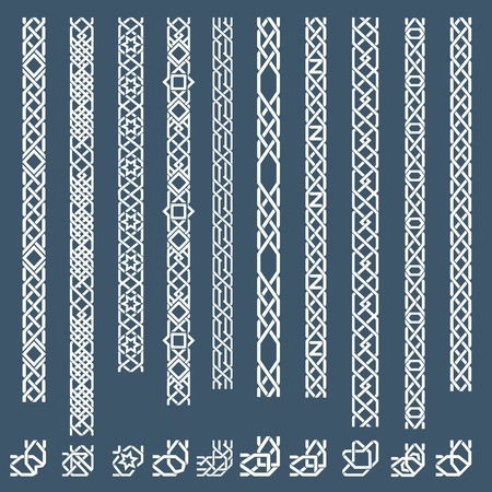 Seamless Islamic Ornamental Borders Seamless Pattern Border 450x450 Seamless Islamic Ornamental Borders Seamless Pattern Border