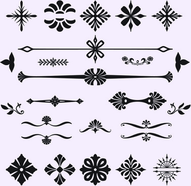 Calligraphic Ornaments Border Free Vector Download 378x368 Calligraphic Ornaments Border Free Vector Download