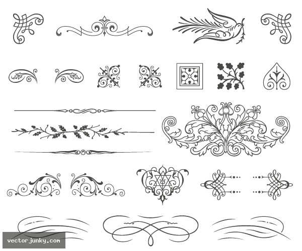 Free Vector Ornaments