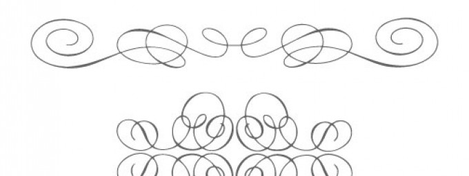 680x256 Free Vector Ornaments Vectorish