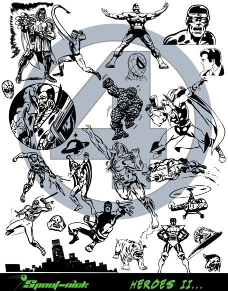 456x581 Free Super Heroes Free Vector Packs Clipart And Vector Graphics