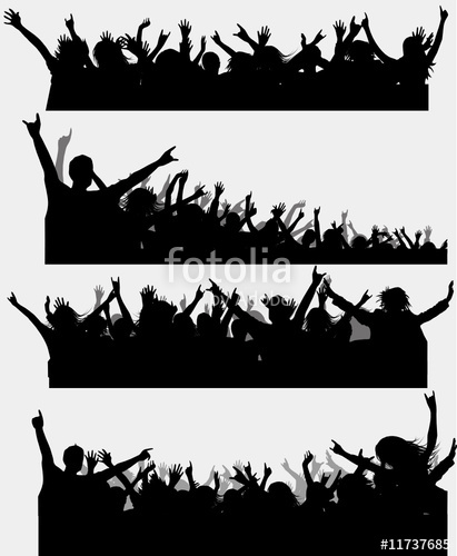 Party Silhouette, Vector For Design Stock Image And Royalty Free 411x500 Party Silhouette, Vector For Design Stock Image And Royalty Free