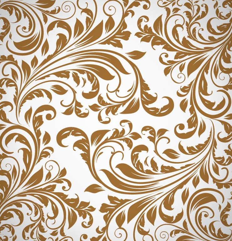 740x768 Abstract Floral Pattern Background Vector Free Vector Graphics
