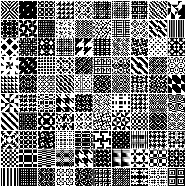 600x600 Monochrome Geometric Patterns Vector Free Downloads Monochrome
