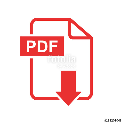 500x500 Pdf Download Vector Icon Simple Flat Pictogram For Business