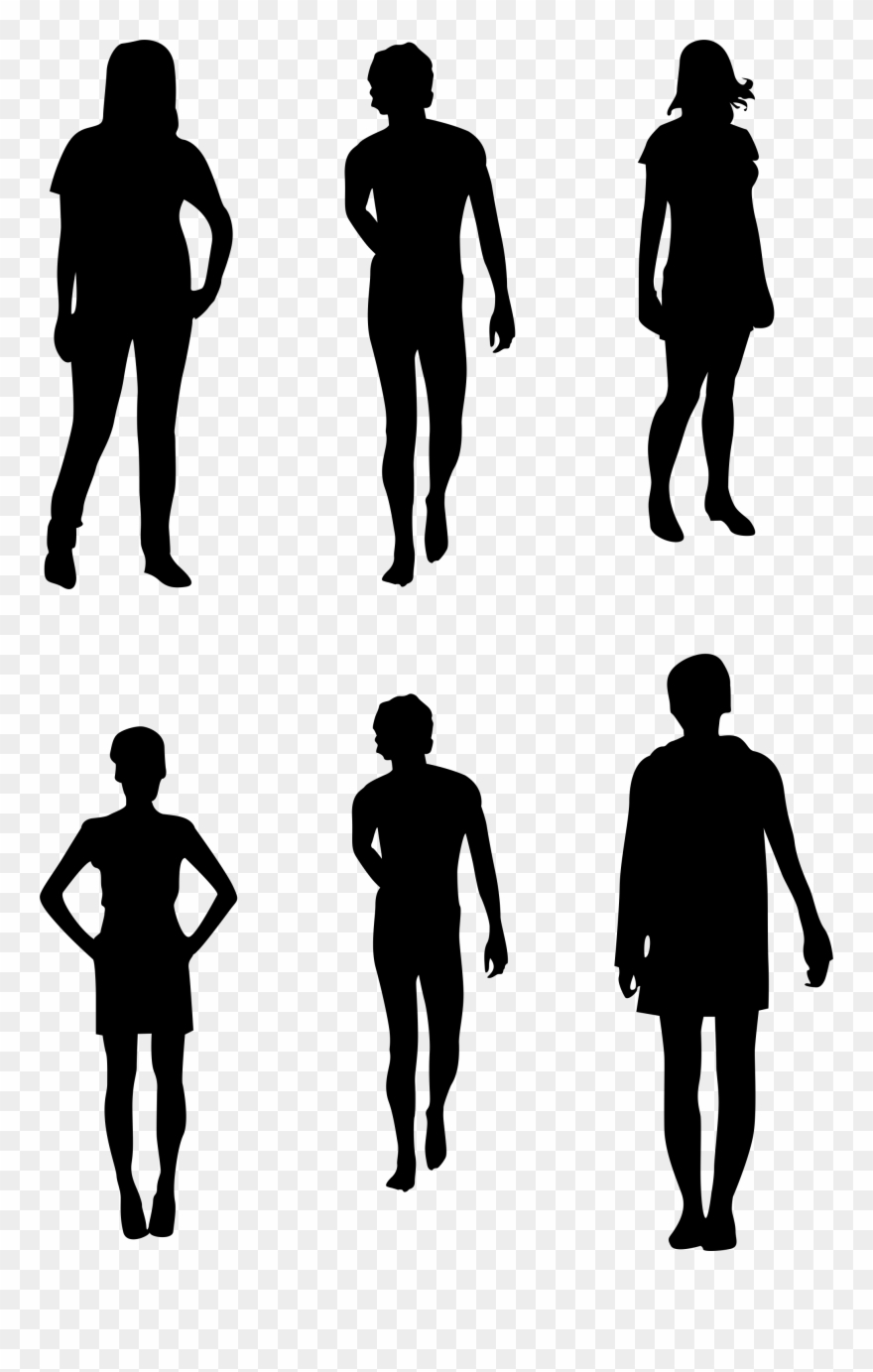 880x1383 Photoshop People Silhouettes