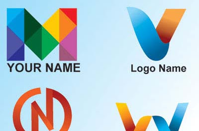 400x264 Badge Logo Design Vector, Free Vector Art Design Four Round