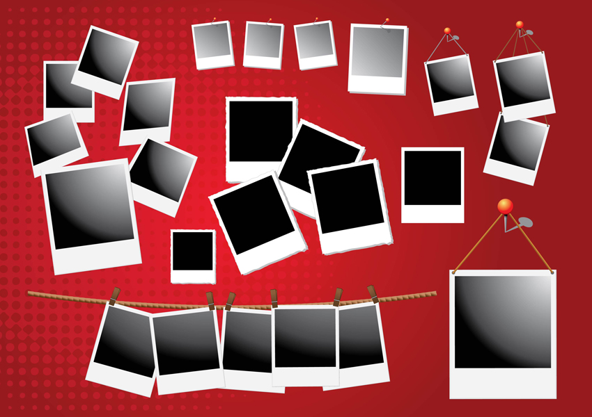 850x600 Polaroid Frame Vectors Free Vectors Ui Download