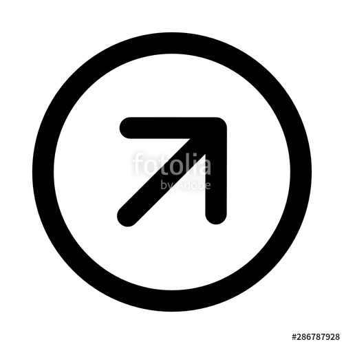 500x500 Outline Up Icon Vector Stock Image And Royalty Free Vector