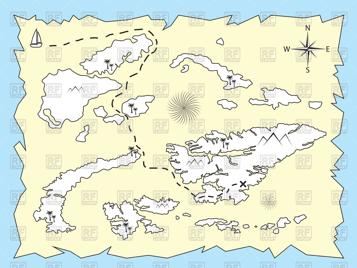 1200x900 Treasure Map Vector Images Illustrations Vector Graphics