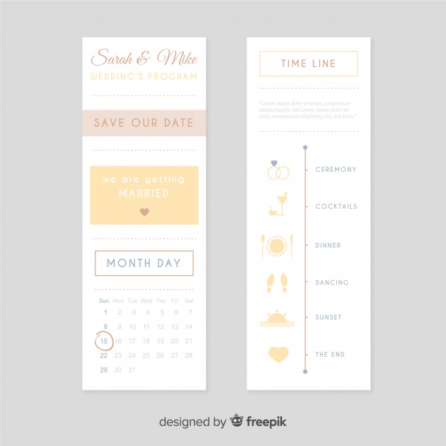 Wedding Program Vector Free Download 626x626 Wedding Program Vector Free Download