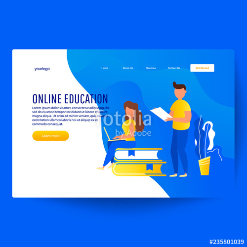 500x500 Online Education Program Stock Image And Royalty Free Vector