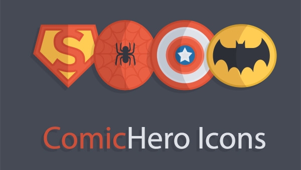 600x340 Free Vector Comic Hero Icons Freecreatives