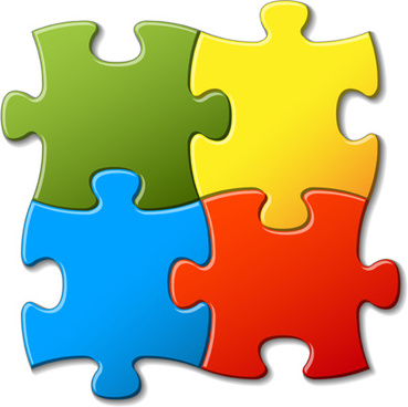Colorful Puzzle Piece Icon Free Vector Download 369x368 Colorful Puzzle Piece Icon Free Vector Download