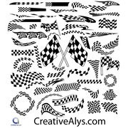 180x180 Free Vector Racing Flagss Clipart And Vector Graphics