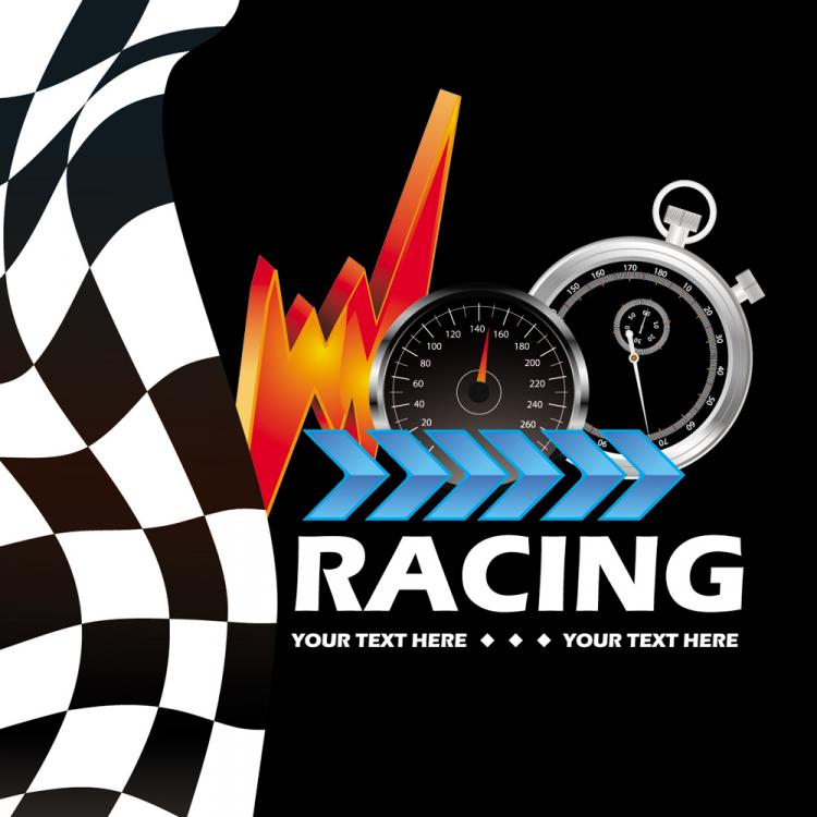 750x750 Racing Theme Background Pattern
