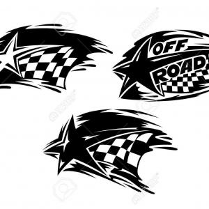 300x300 Royalty Free Stock Image Racing Stars Flags Image Hoodamathrun