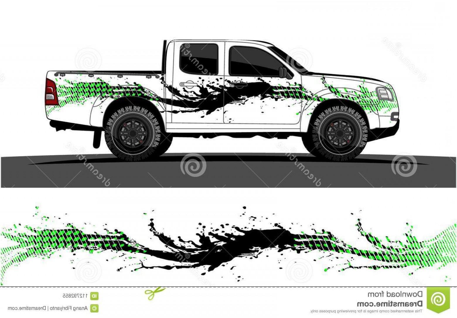 1560x1087 Vehicle Truck Graphic Vector Racing Background Vinyl Wrap Decal