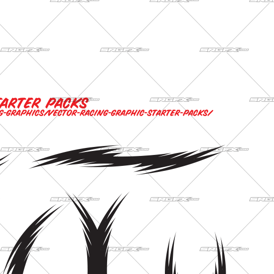 550x550 Free Vector Racing Graphics Sample Pack
