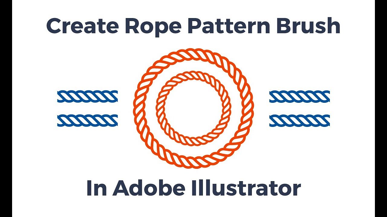 1280x720 Create A Rope Pattern Brush In Adobe Illustrator