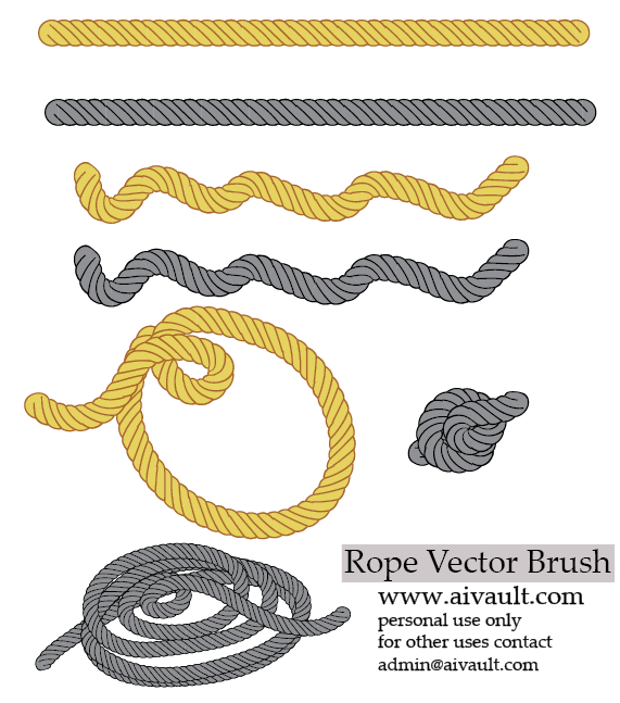 free illustrator rope brush download