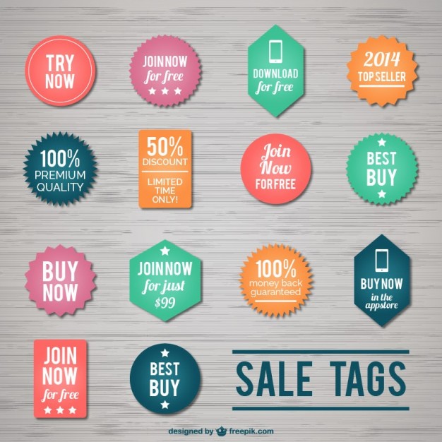 626x626 Sale Stickers Vector Free Download